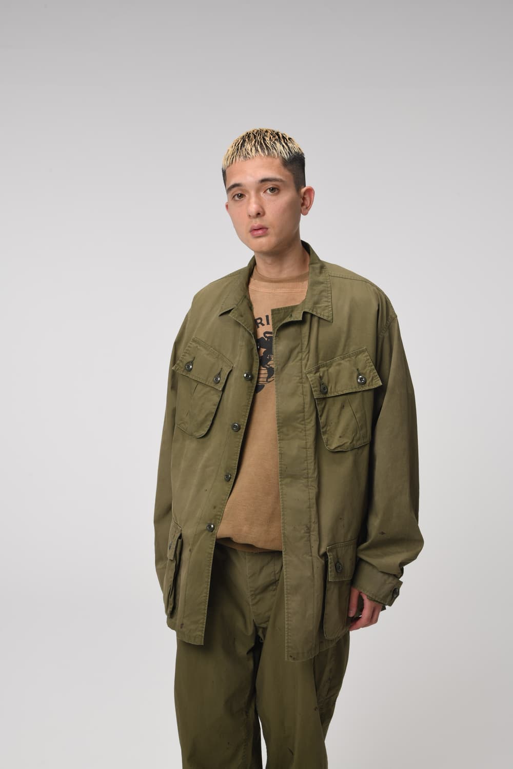 24SS 바우와우 BOWWOW 정글퍼티그 재킷 올리브드랍 L사이즈 상품이미지2