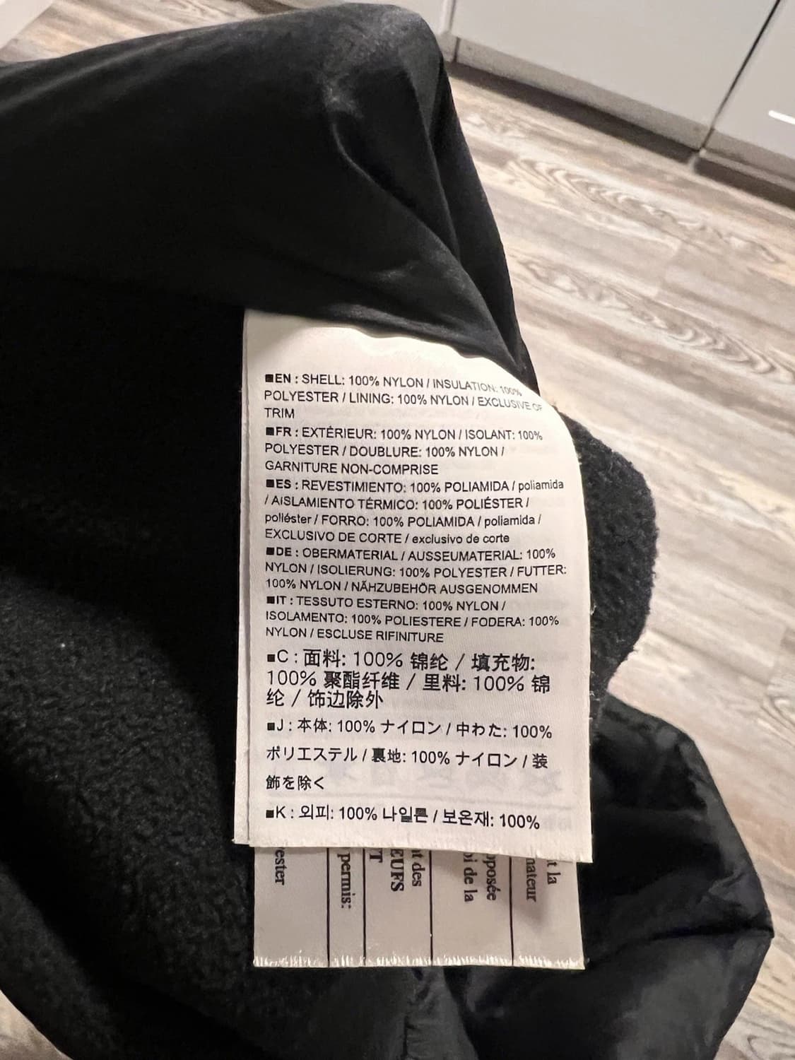 (W) 아크테릭스 아톰 LT 자켓 블랙 XL 상품이미지5