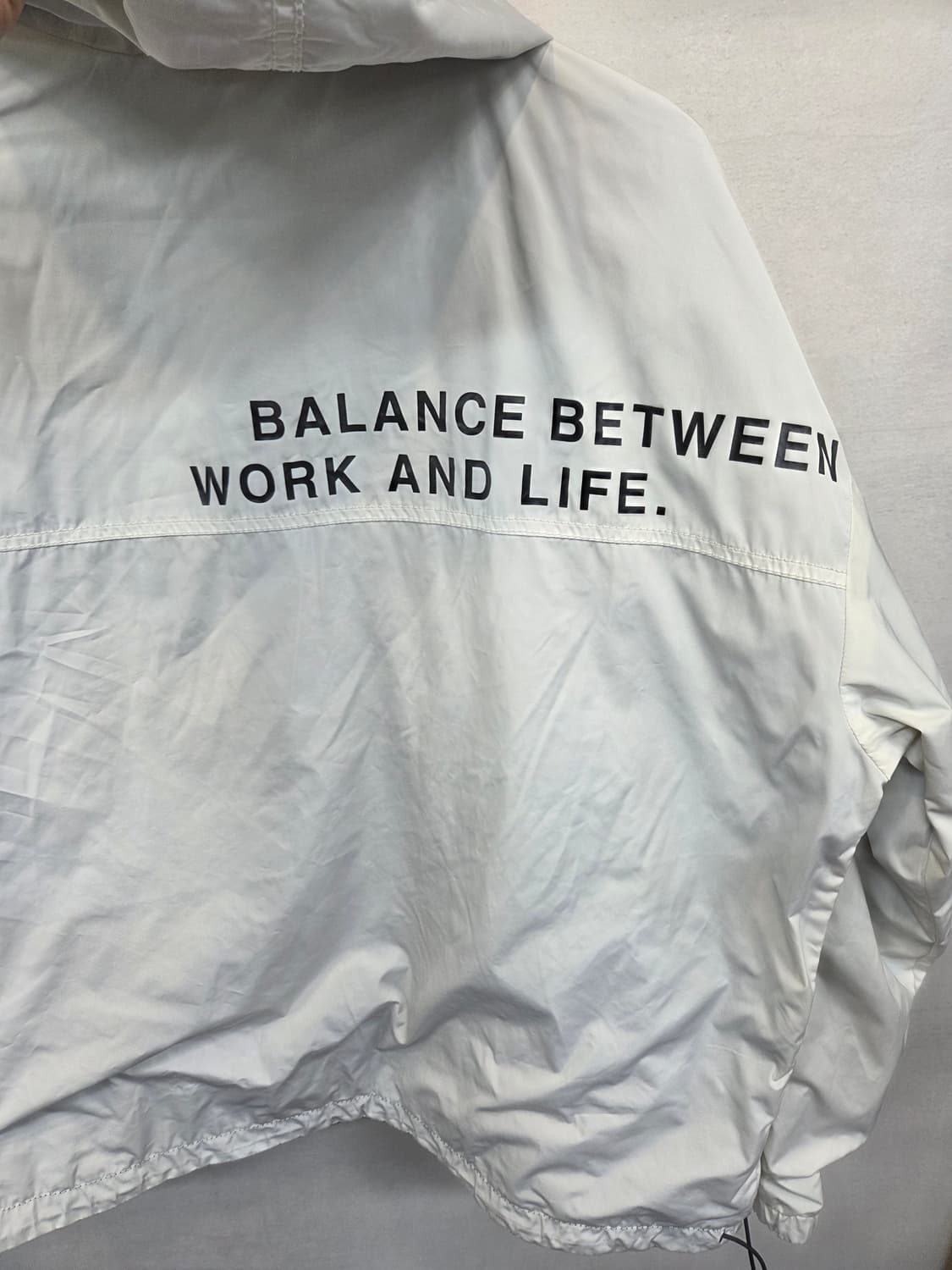 라이프워크 리버시블 빅라독 레터링 바람막이 후드자켓 L 오버핏  상품이미지8