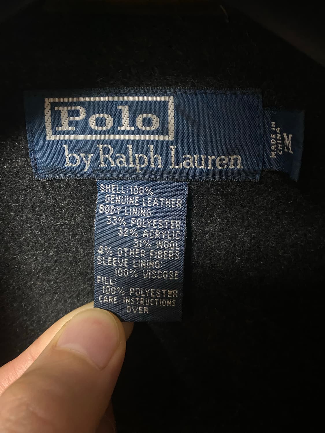 옷정리중. 폴로 스웨이드 어드저스트 자켓 급처 상품이미지10