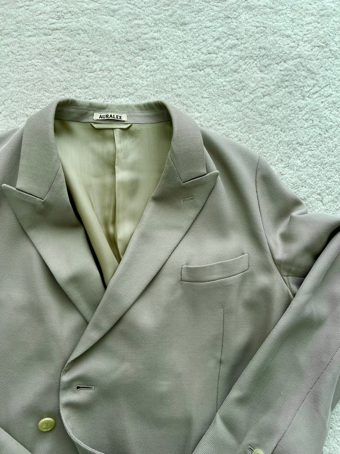 오라리 울 모헤어 더블 블레이저 자켓 상품이미지1