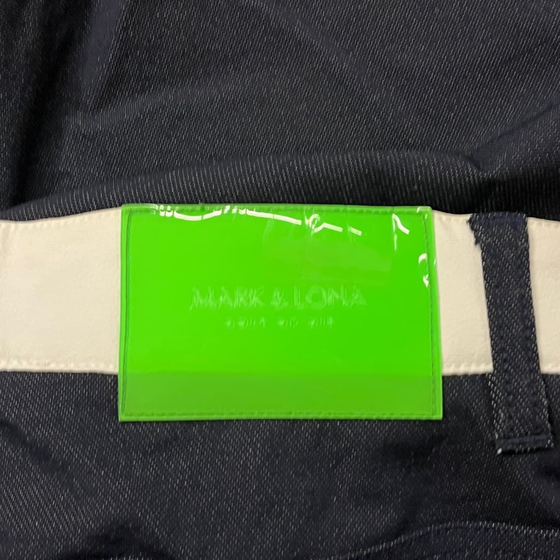 [정품] 마크앤로나 네이비 배색 골프 바지 b14 상품이미지4