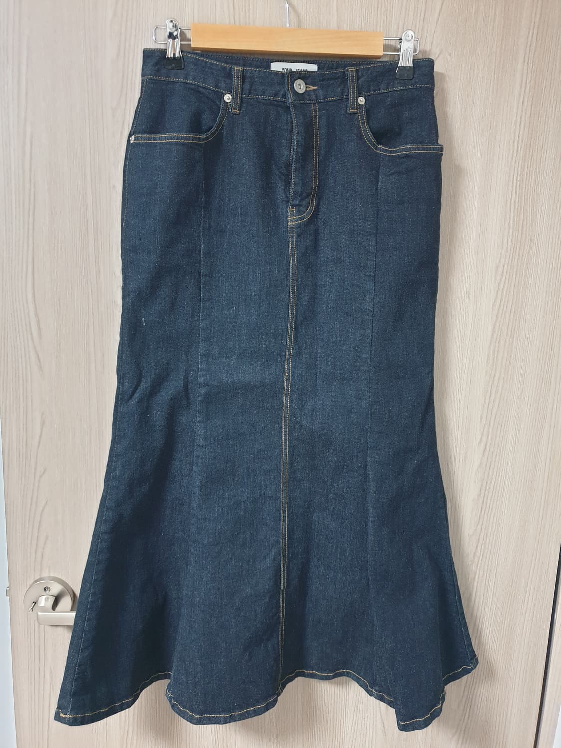 유어네임히얼 머메이드 데님스커트M 상품이미지1