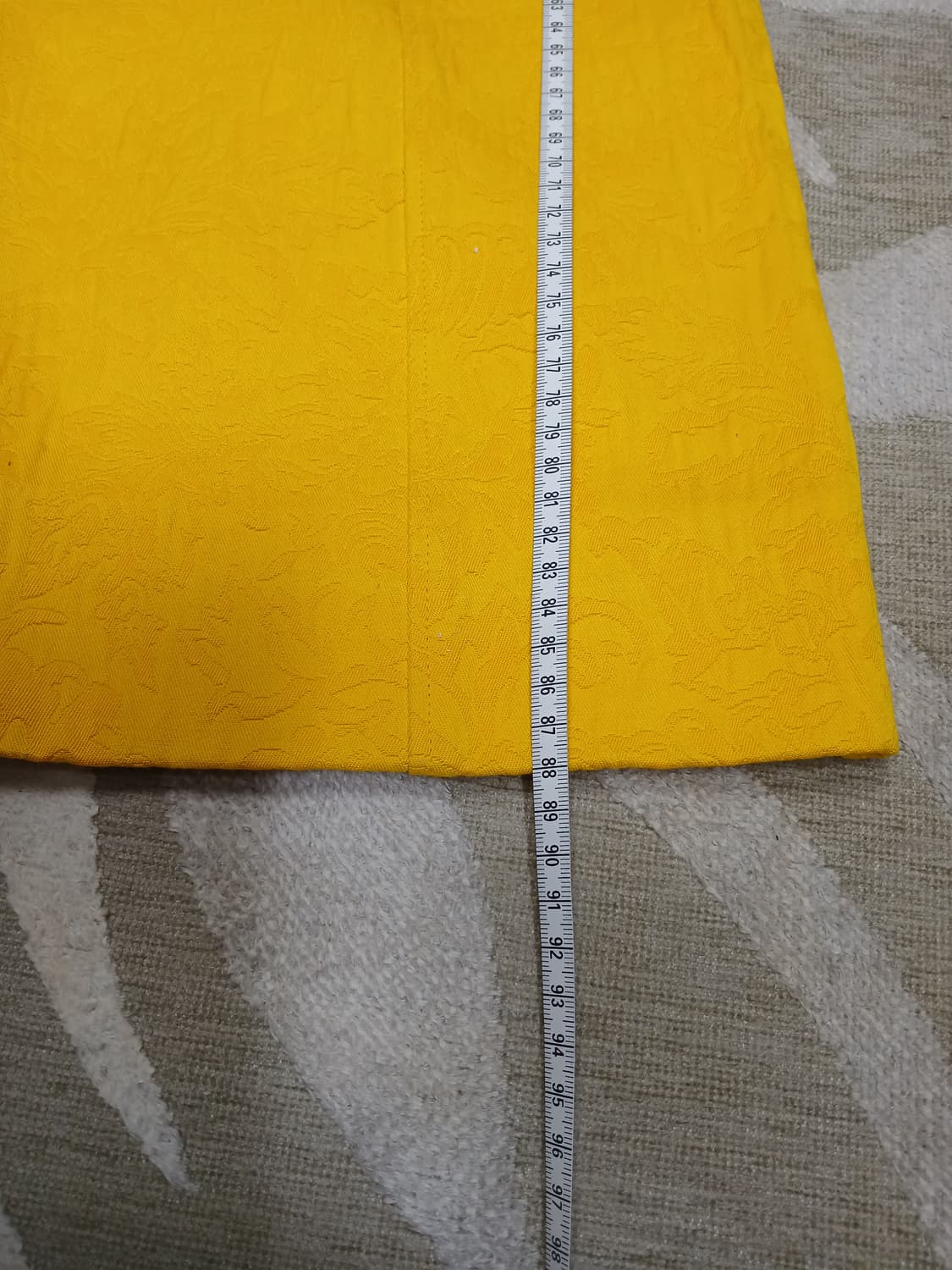 프로앤자 슐러 옐로우 자카드 와이드 레그팬츠  상품이미지6