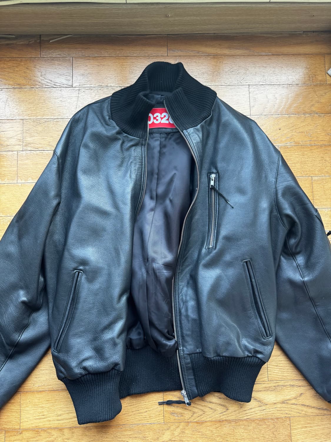 [M]032c 레더 자켓 상품이미지2