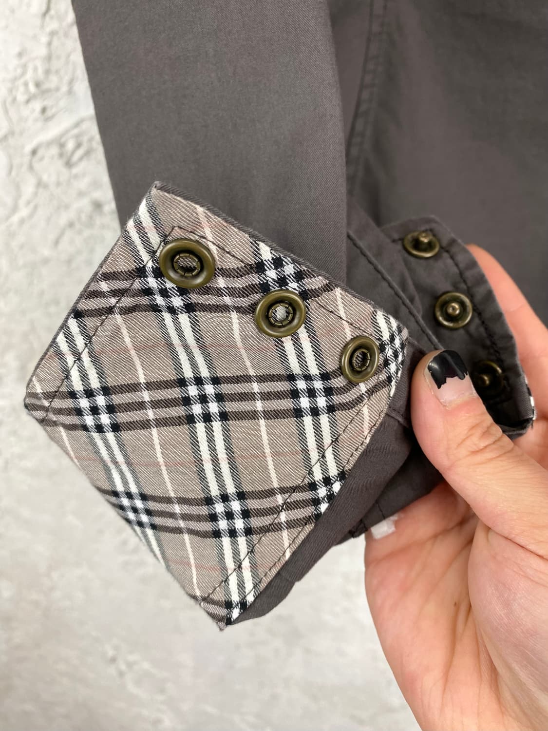 버버리 블루 라벨 프로섬 로고 엠로이더리 포켓 웨스턴 셔츠 상품이미지6