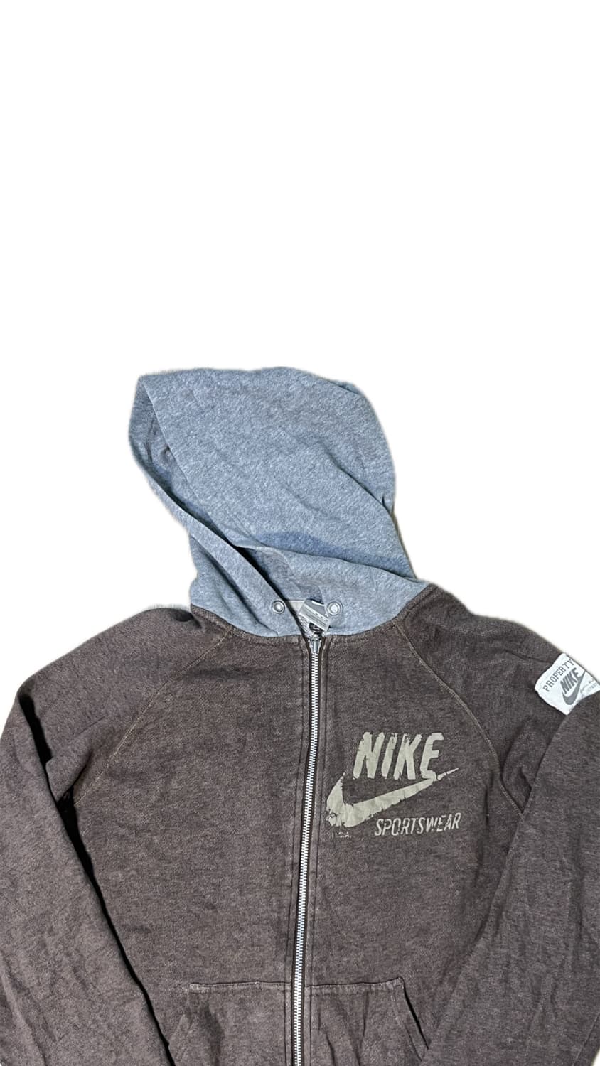 Nike 배색 후드집업 상품이미지6