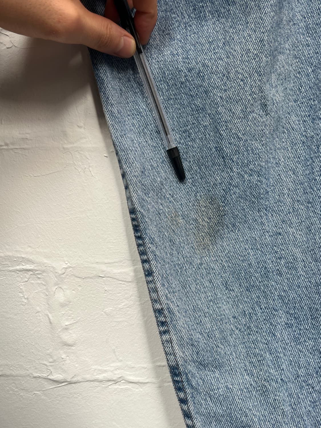 Levis 실버탭 워싱 데님 배기 팬츠 28x32 상품이미지5