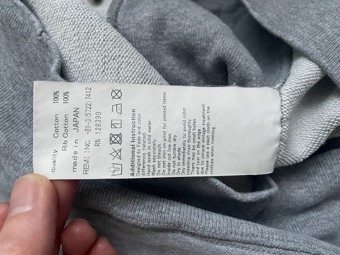 REMI RELIEF 레미릴리프 후드티 M 상품이미지6