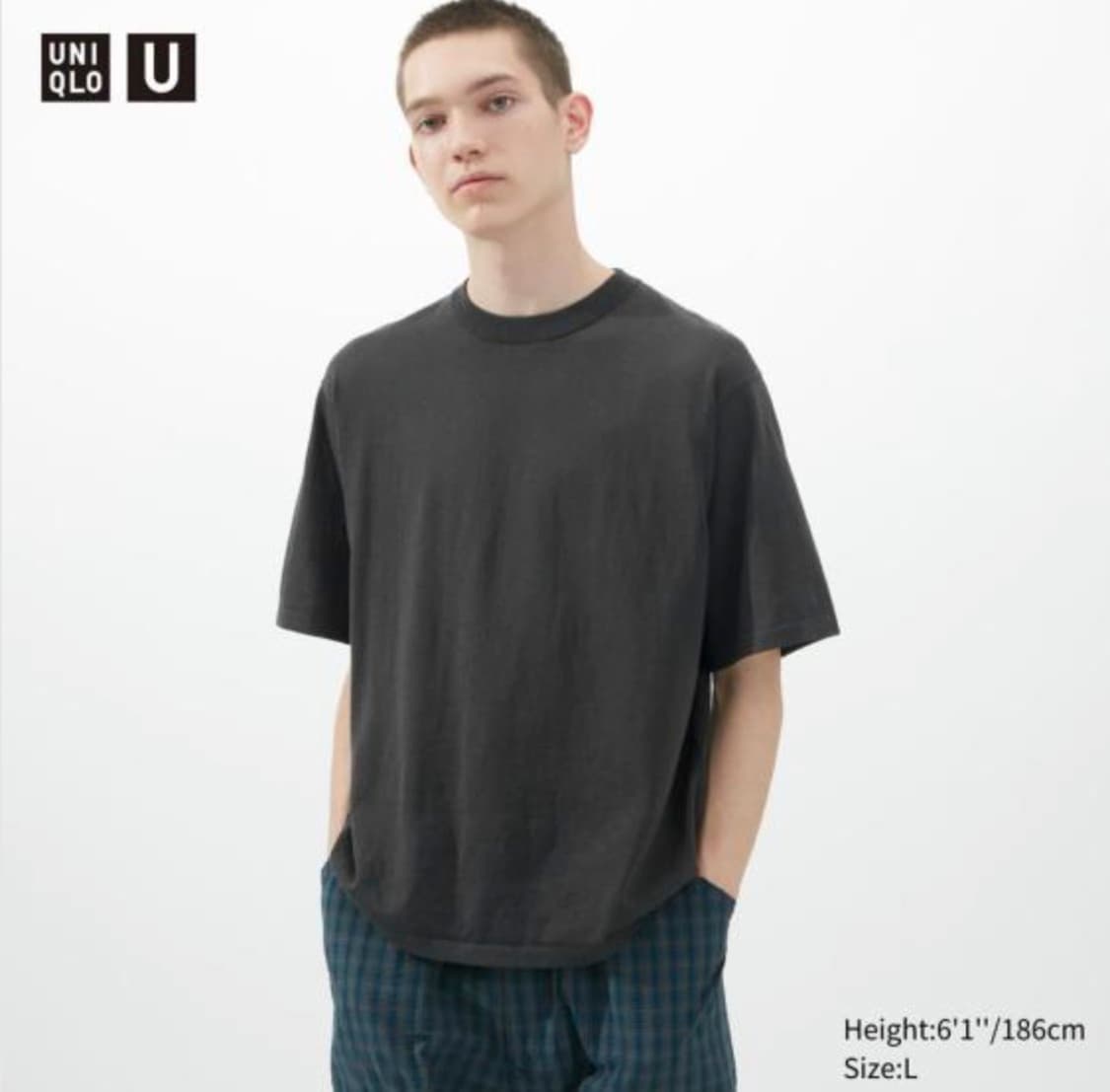 L/XL 르메르X유니클로 U 니트 반팔 티셔츠 상품이미지1