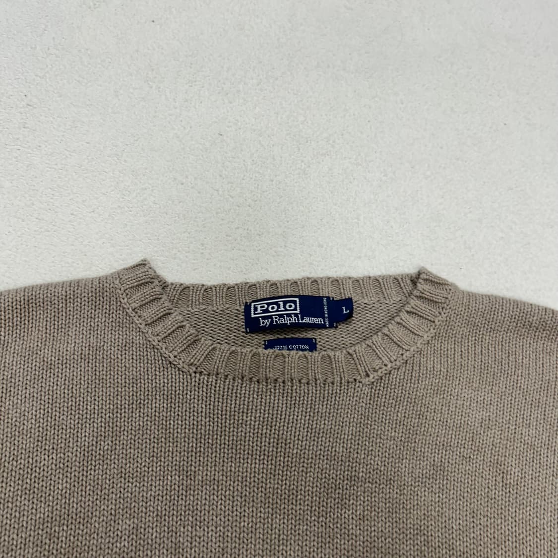 Polo Ralph Lauren beige knit ㅣ 상품이미지6