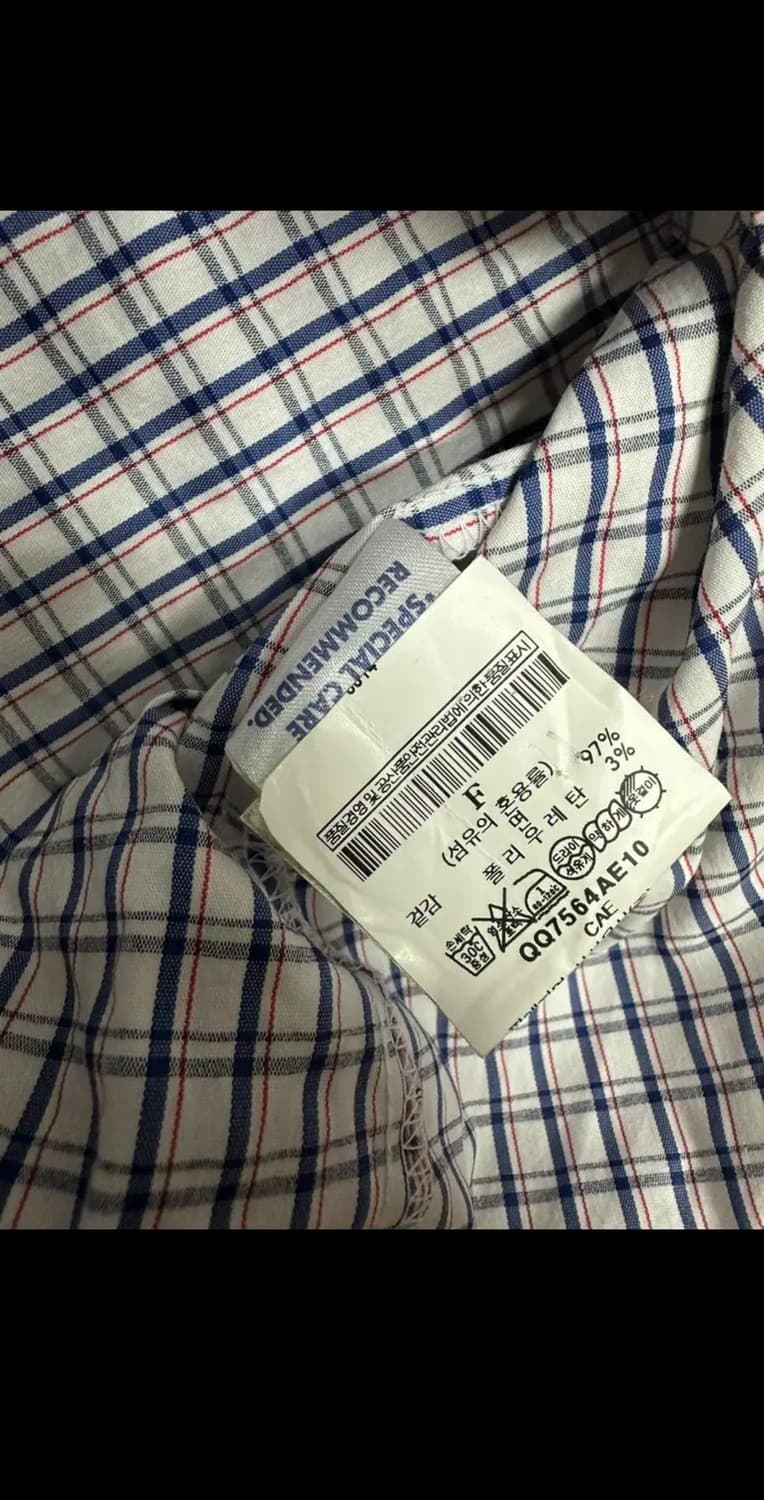 아더에러 스탬프체크 오버셔츠 상품이미지7