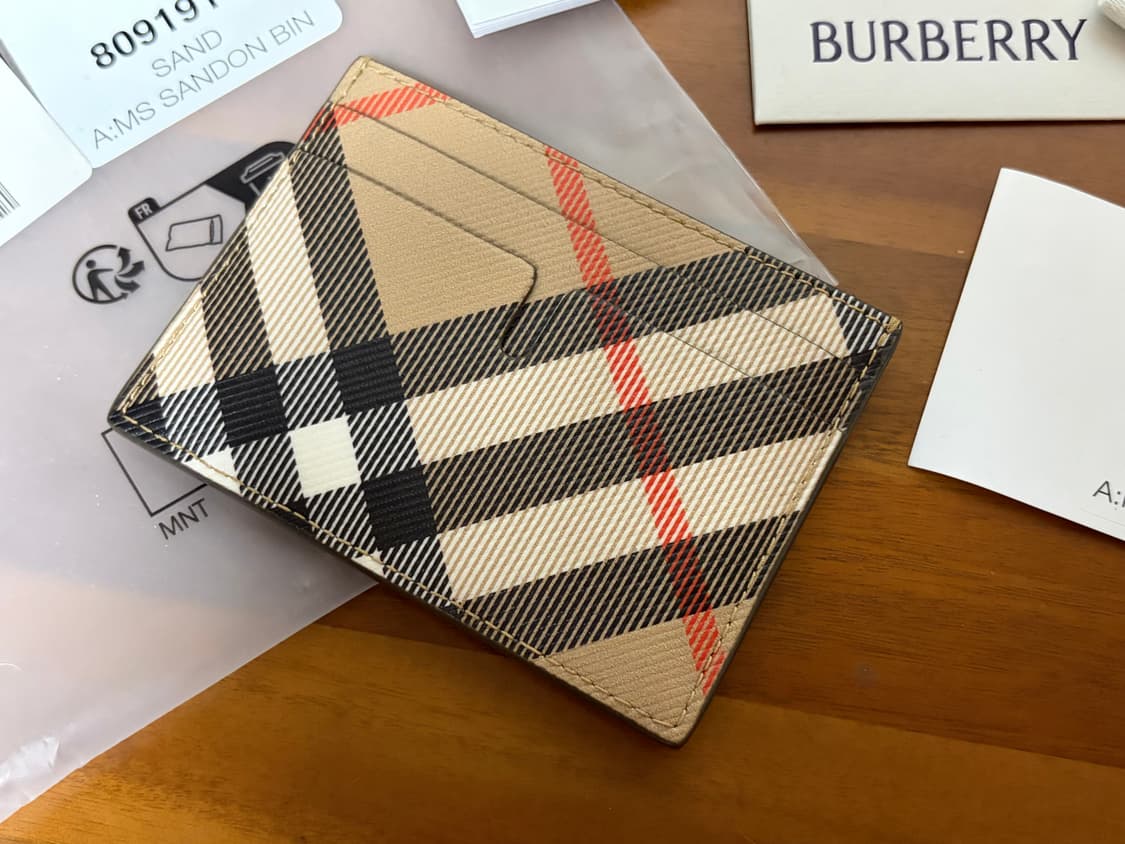 버버리 체크카드케이스 카드지갑 상품이미지4
