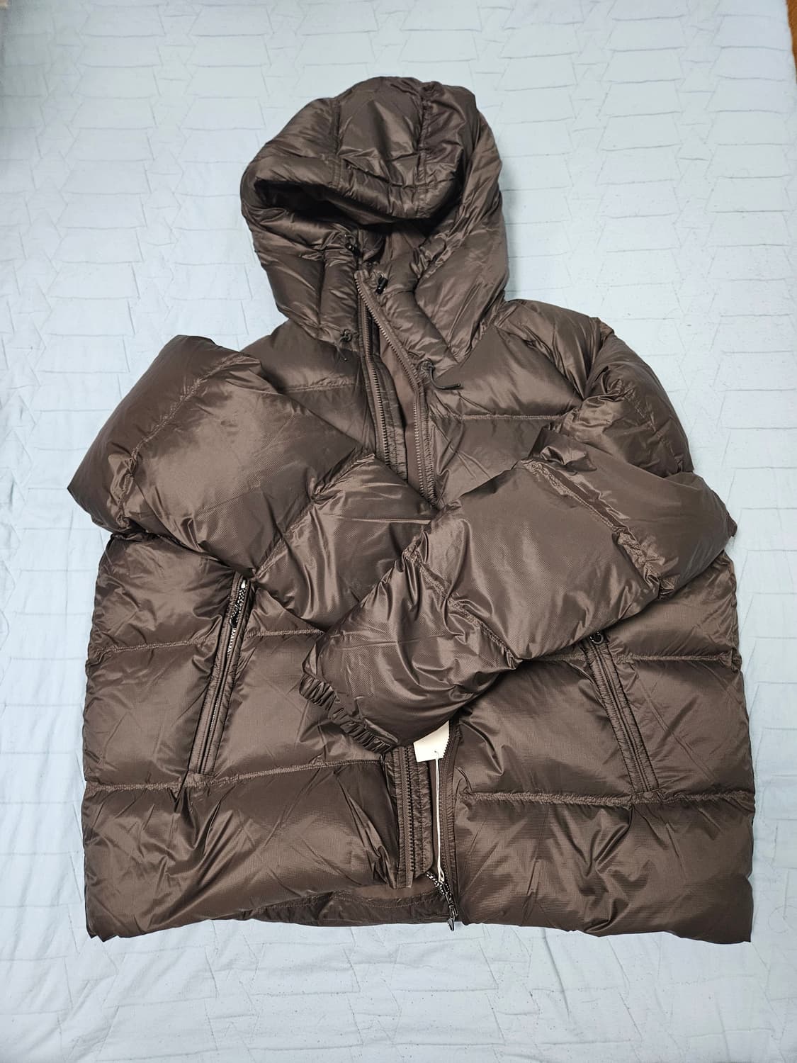 Arket 아르켓 다운 스포티자켓 브라운 L 새상품 상품이미지2