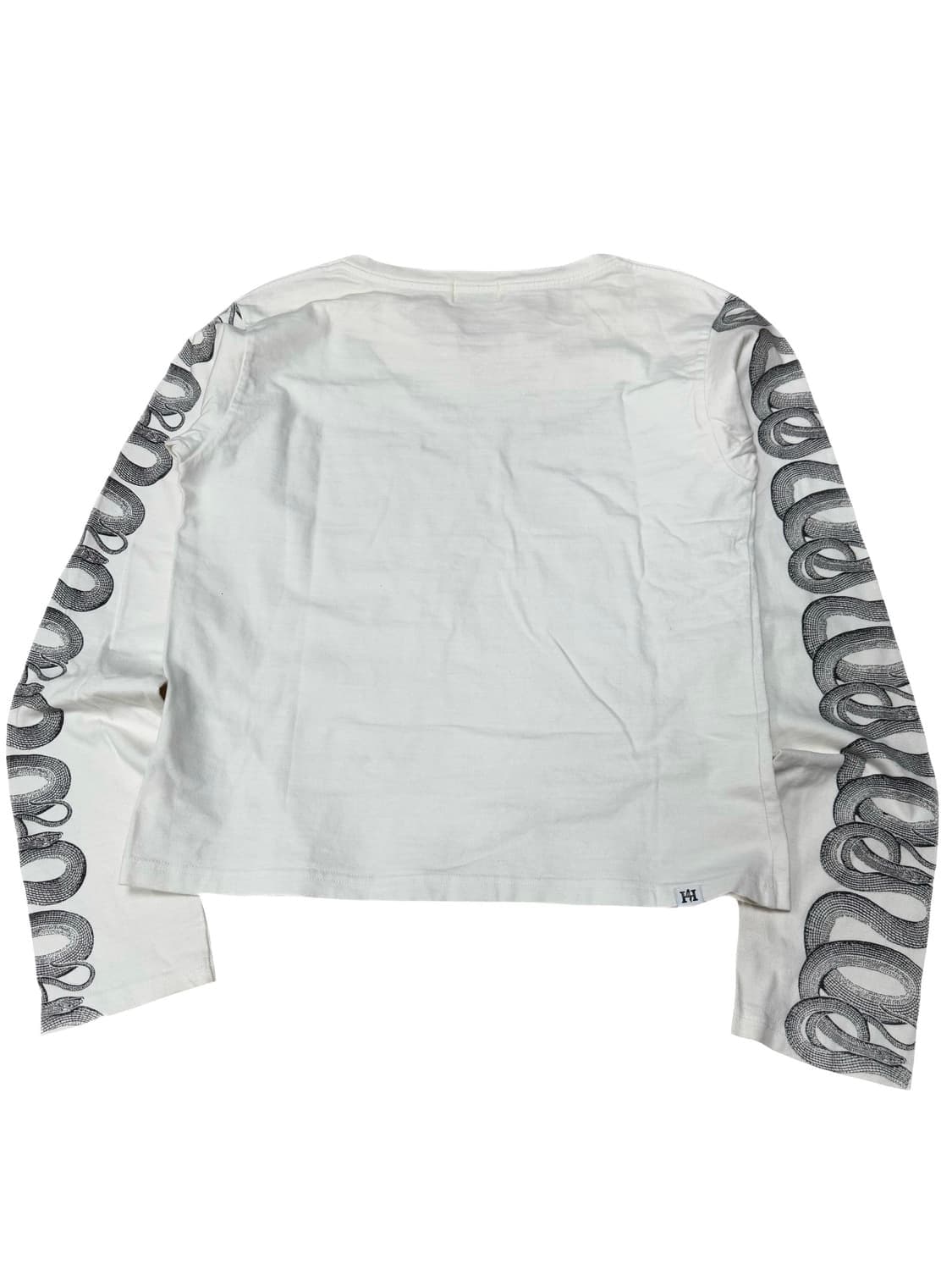 Hysteric glamour 스네이크 루프 롱슬리브 화이트  상품이미지4