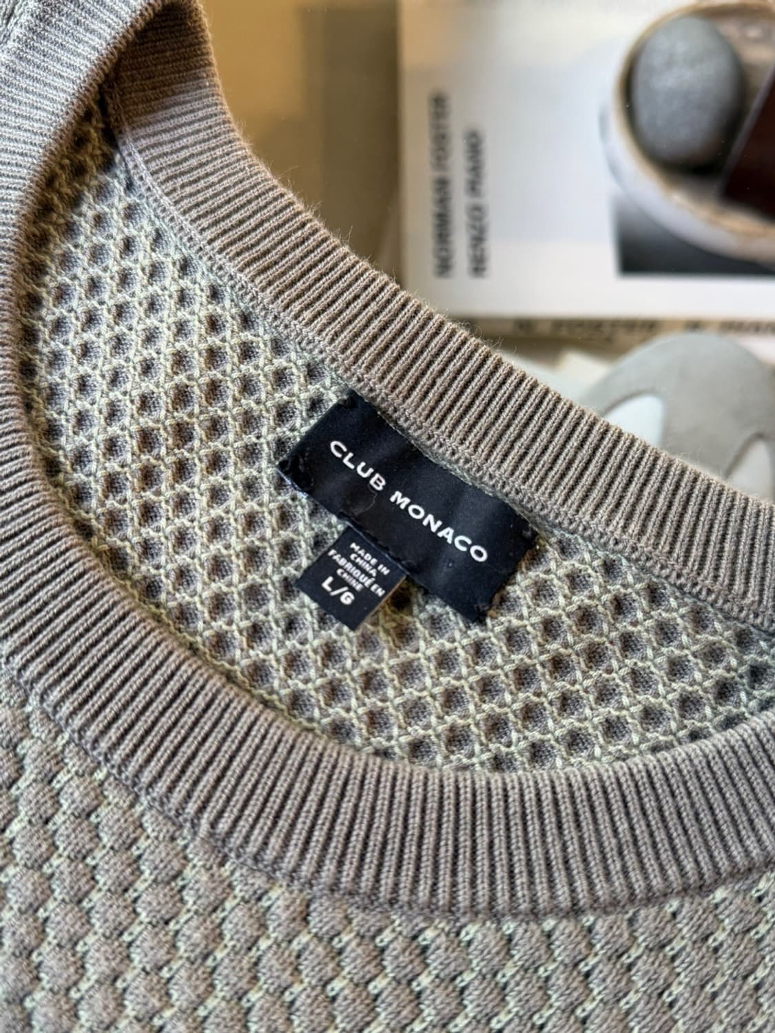 클럽모나코 와플 니트 100 상품이미지8
