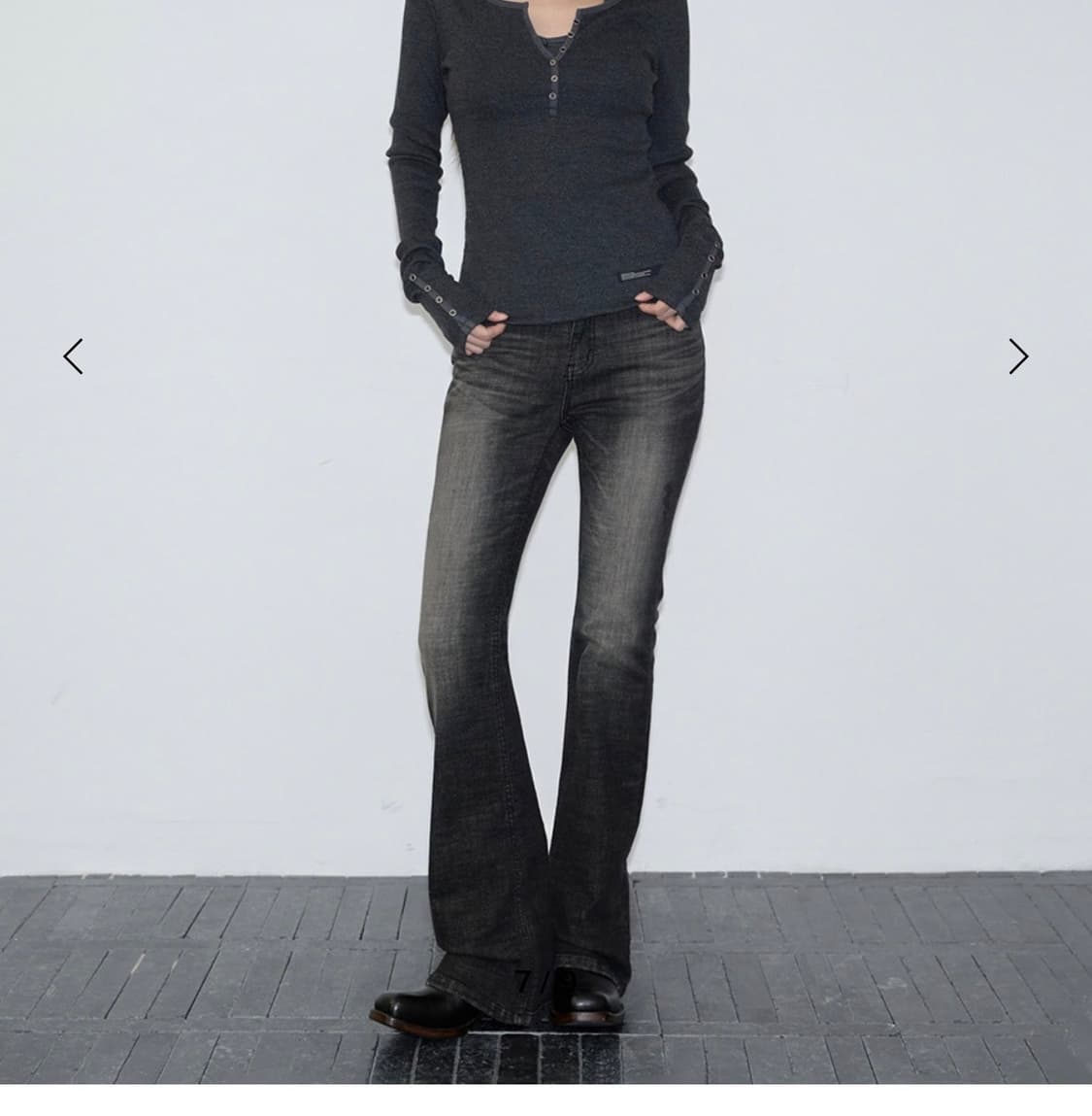 이네기 신상 워싱 부츠컷 팬츠 새제품판매합니다 상품이미지1