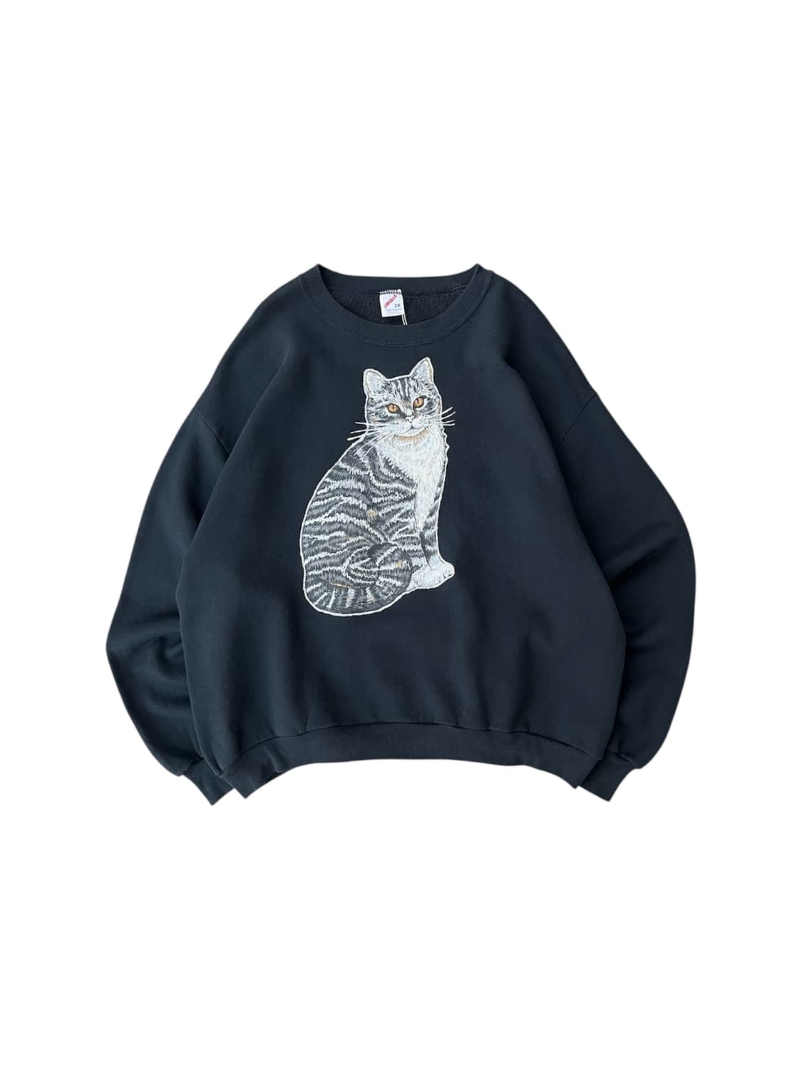90’s Jerzees Cat Graphic Sweatshirt (Mad 상품이미지1