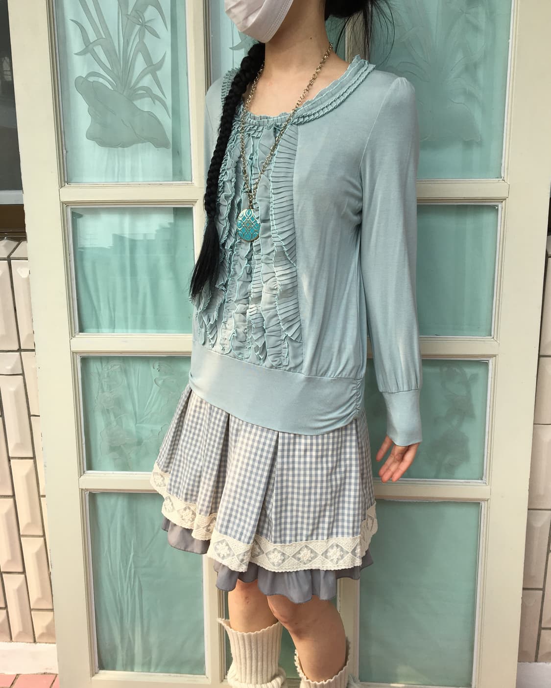 Ruffle frill point sleeve 상품이미지7