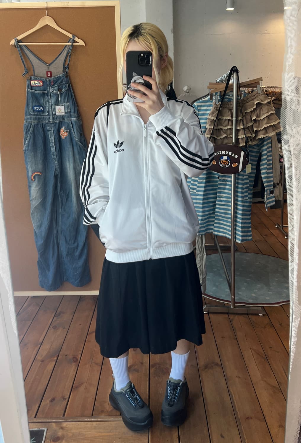 아디다스 90s 흰검 져지  상품이미지4
