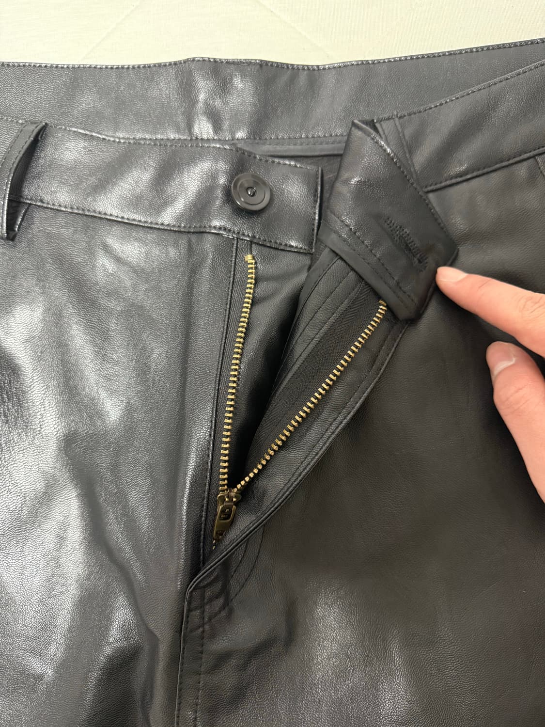 빈티지 레더 곱창팬츠 #2 yeezy yzy 상품이미지4