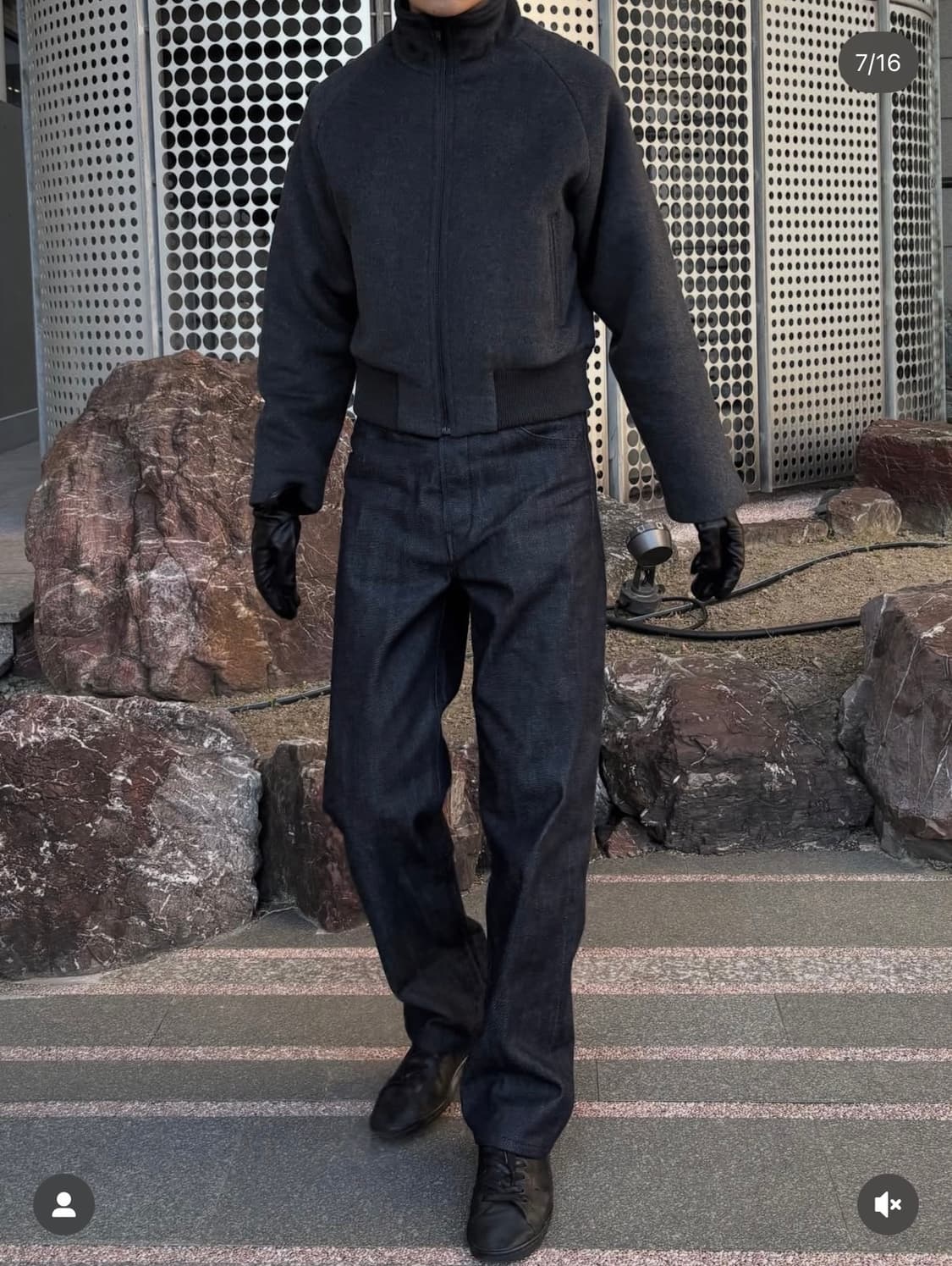 [s] iSHII 그레이 울 자켓 상품이미지4