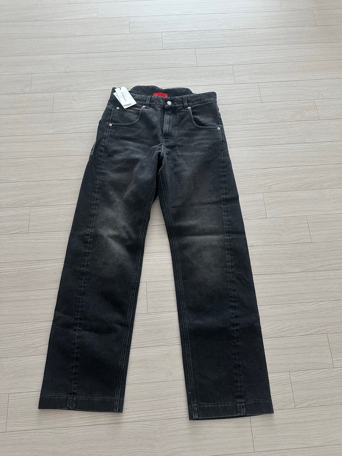 [s] commission shift jeans 블랙 상품이미지4
