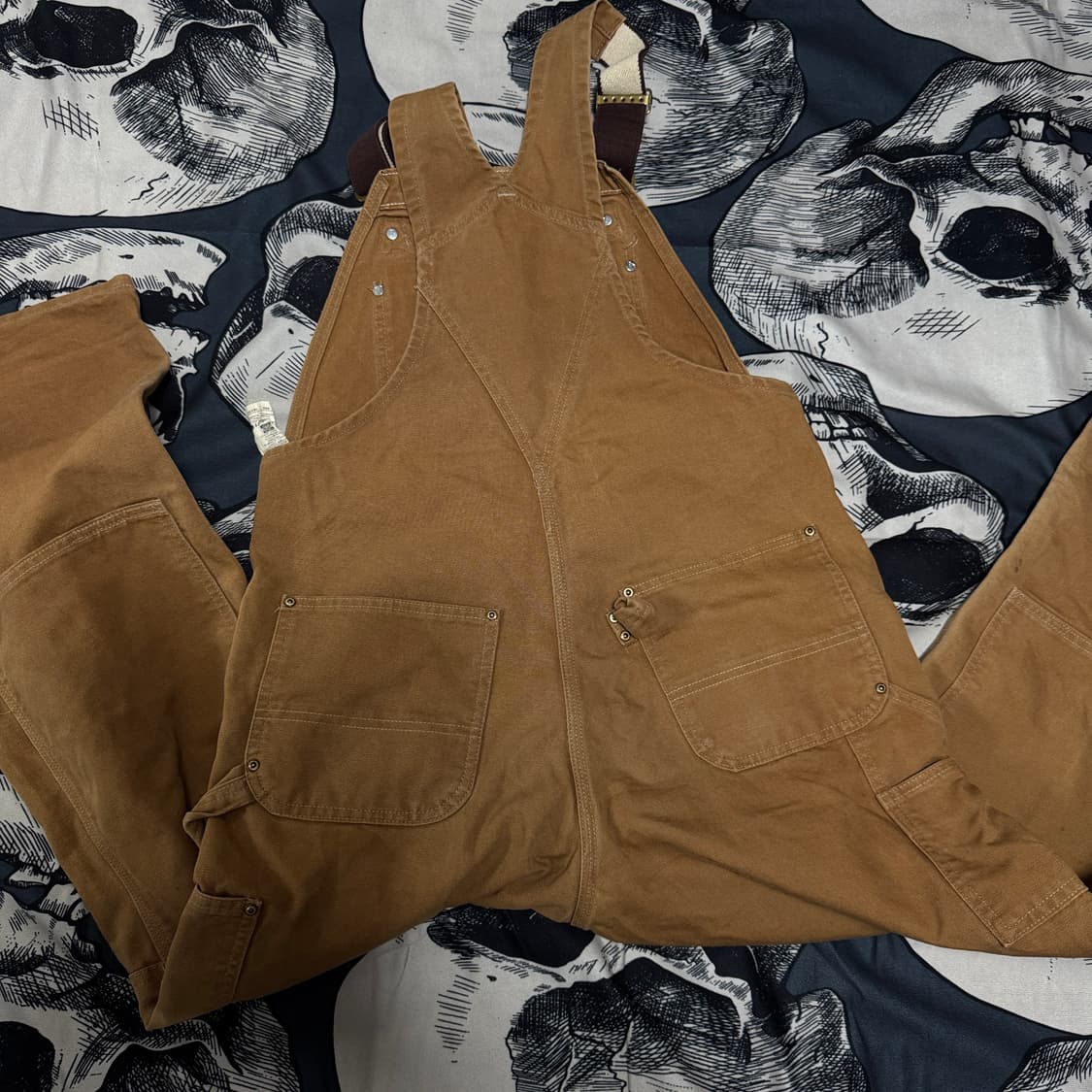 칼하트 멜빵바지 36X30  상품이미지5