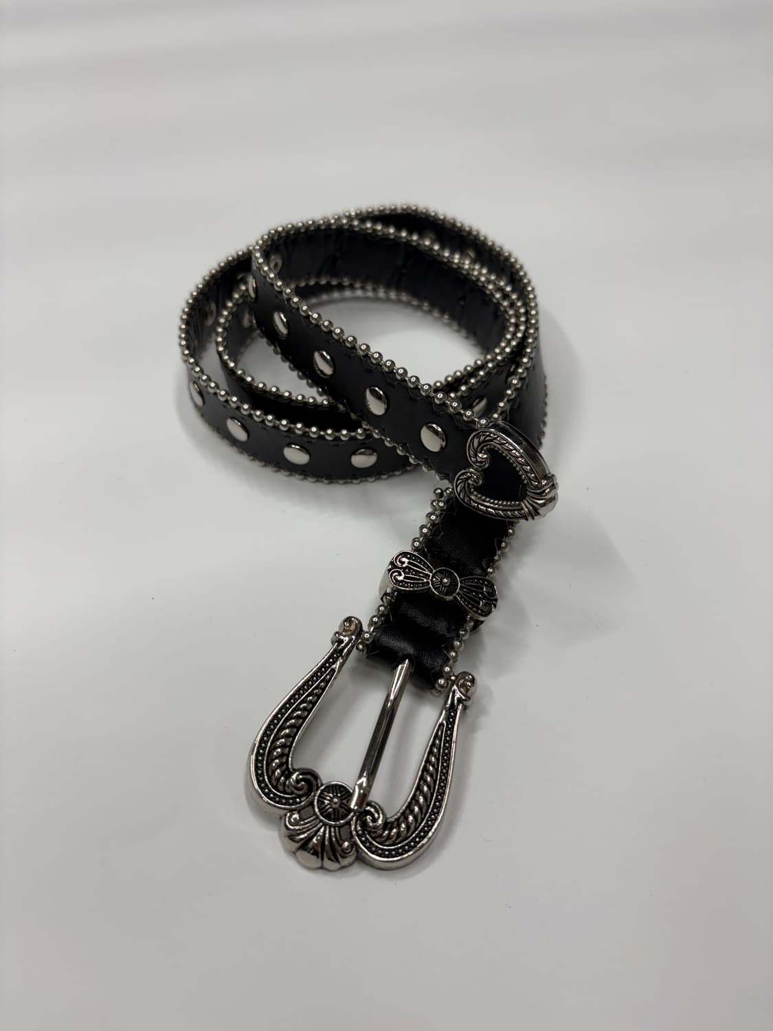 빈티지 웨스턴 스터드 벨트 상품이미지1