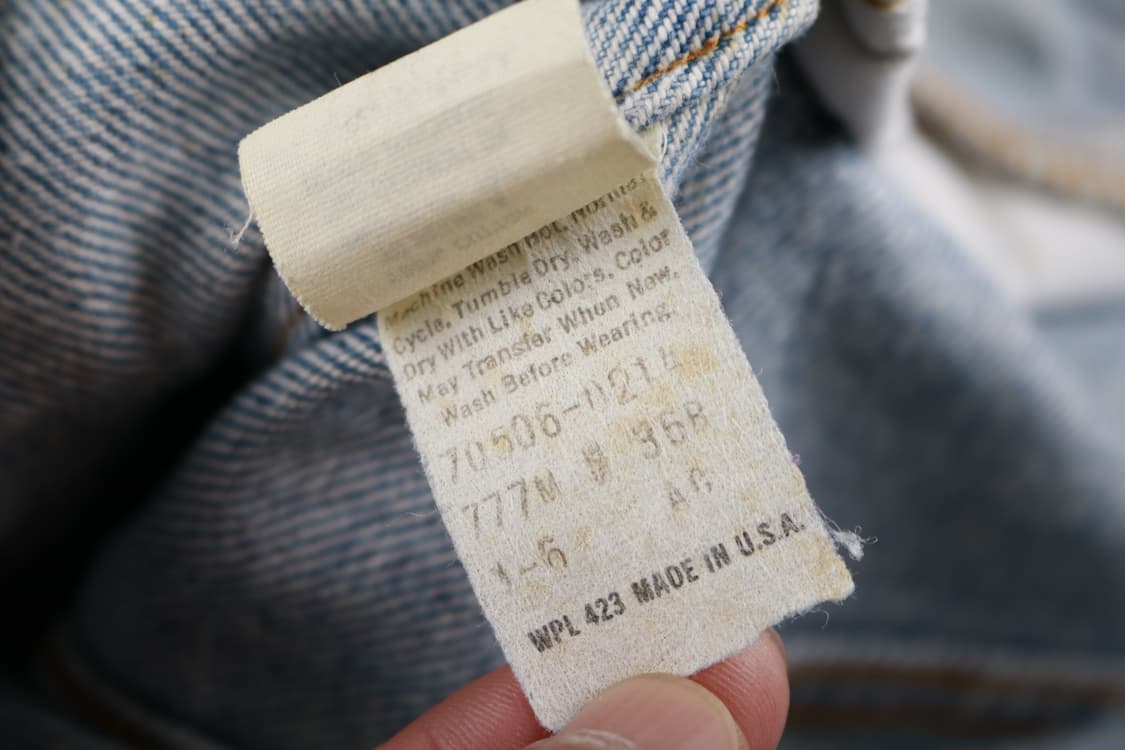 [S] 90's 리바이스 USA 70506 3세대 데님자켓 상품이미지7