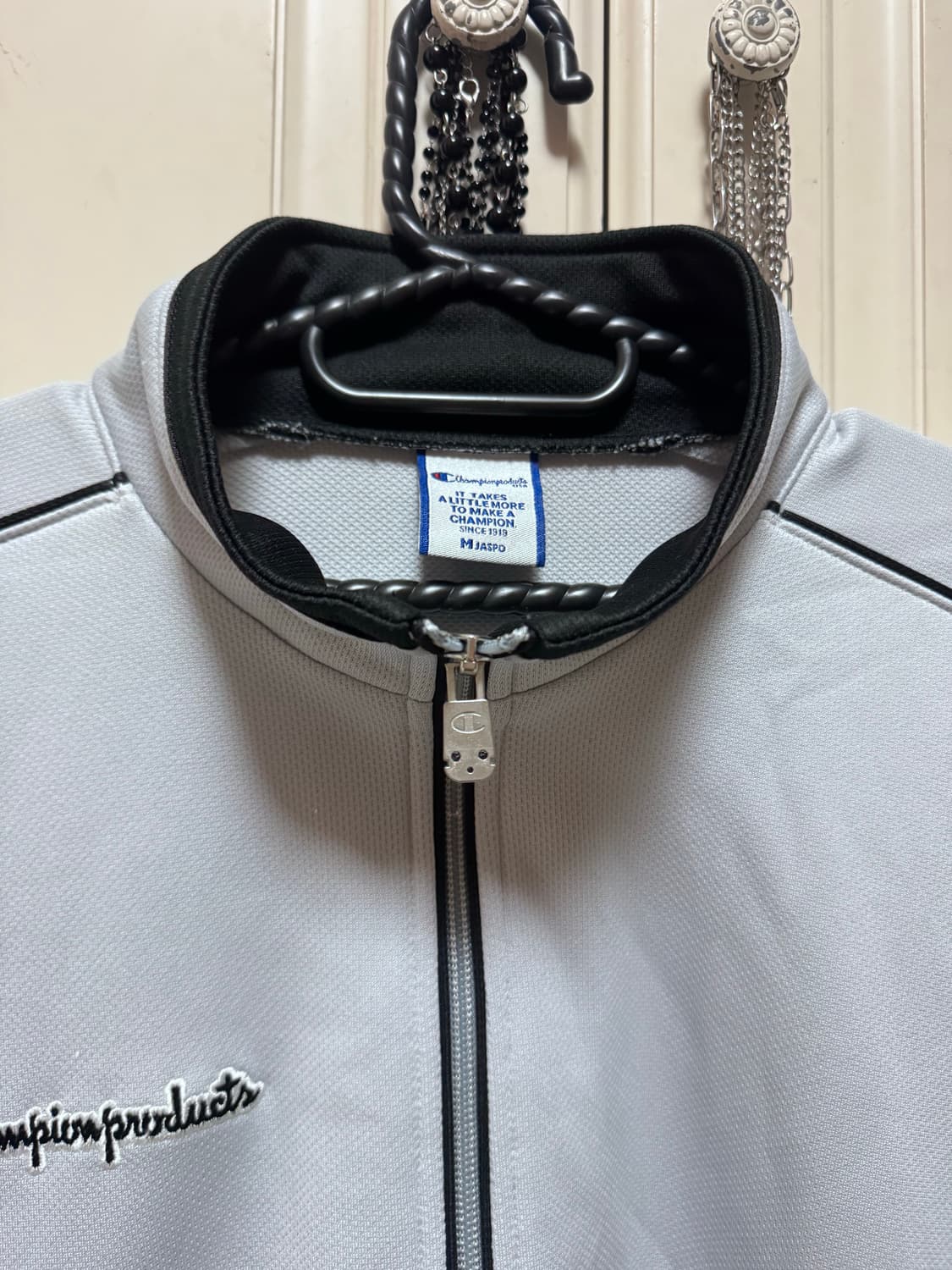 빈티지 서브컬쳐 아노깔 챔피온 Champion 트랙 자켓 그레이 상품이미지2