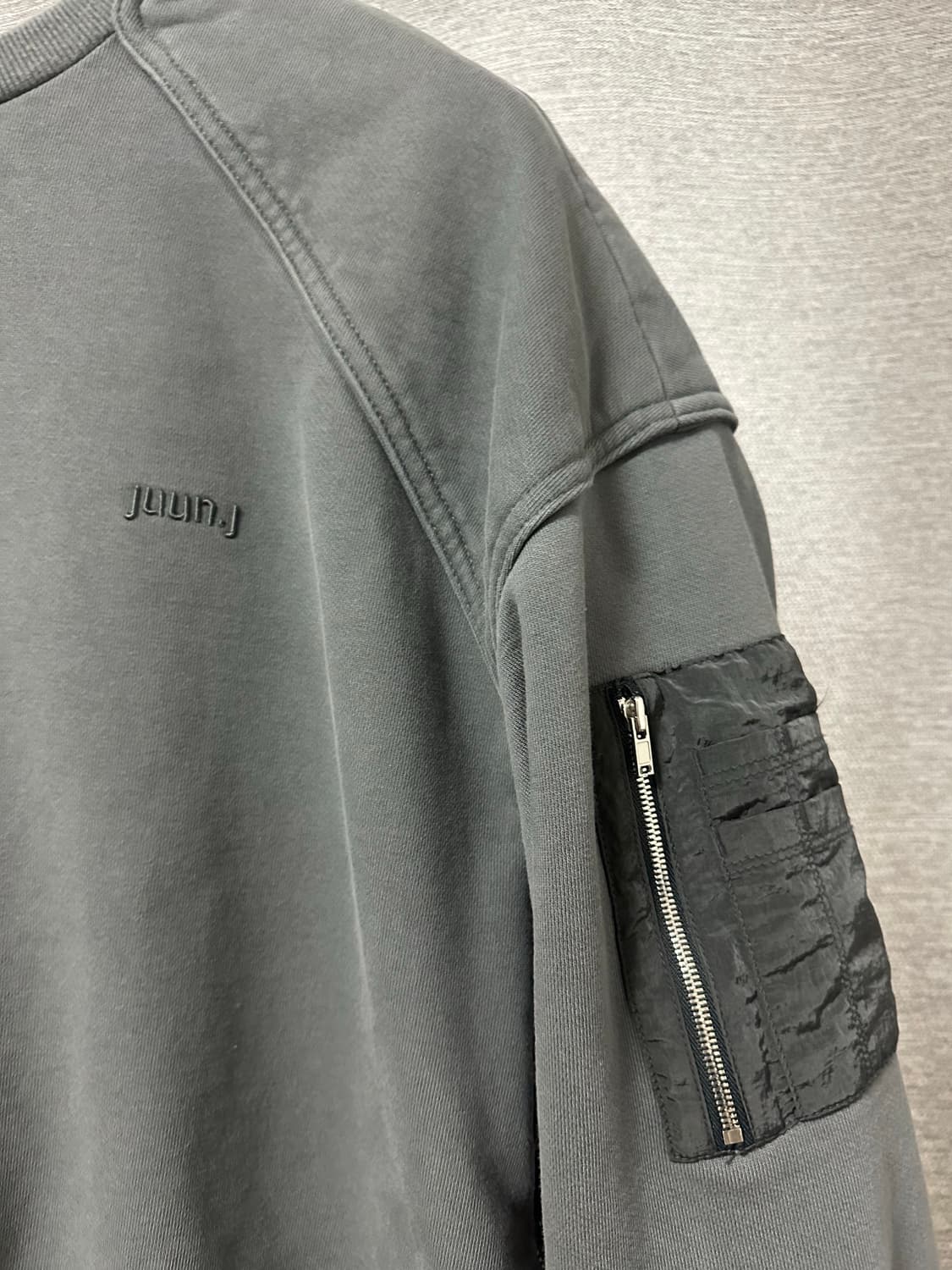 준지 MA-1 사이드지퍼 맨투맨 (S) 상품이미지2