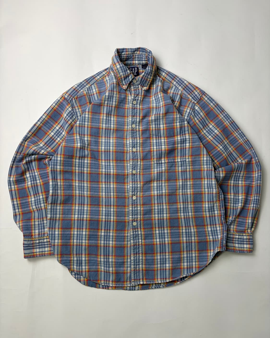 90s Gap Plaid Button Up Shirt 상품이미지1