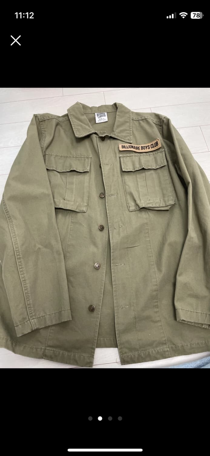 Billionaire Boys Club 카키색 셔츠 자켓 S 상품이미지2