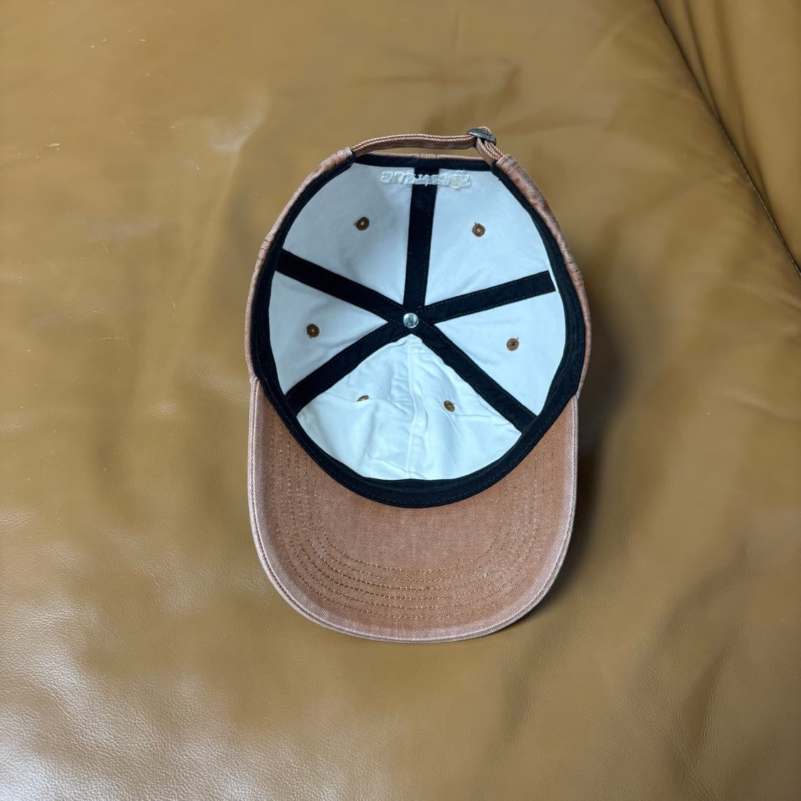 슈프림 S로고 6패널 볼캡 모자 피그먼트 탄 상품이미지6