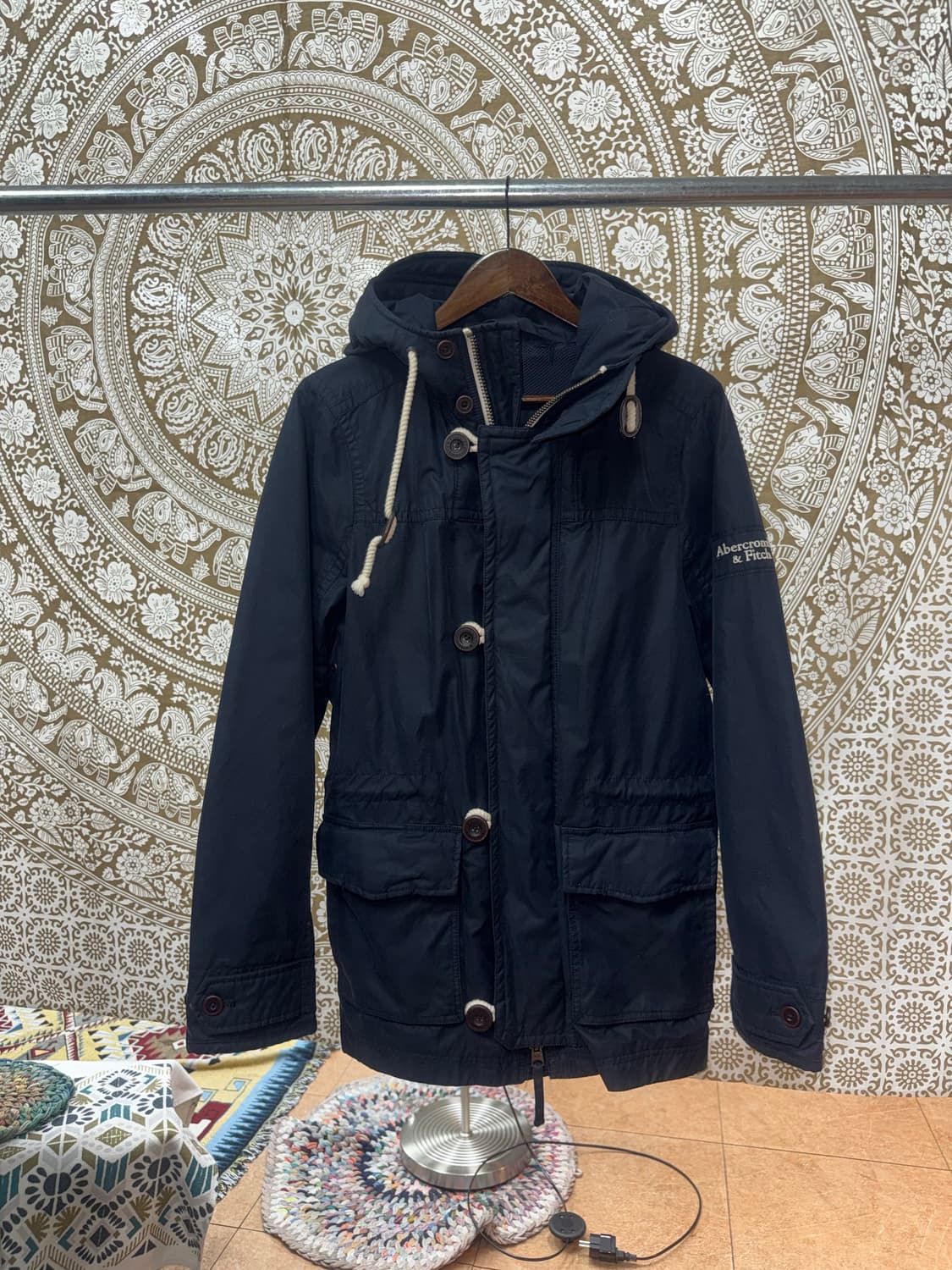 아베크롬비 네이비 하프 투웨이 야상자켓  상품이미지2