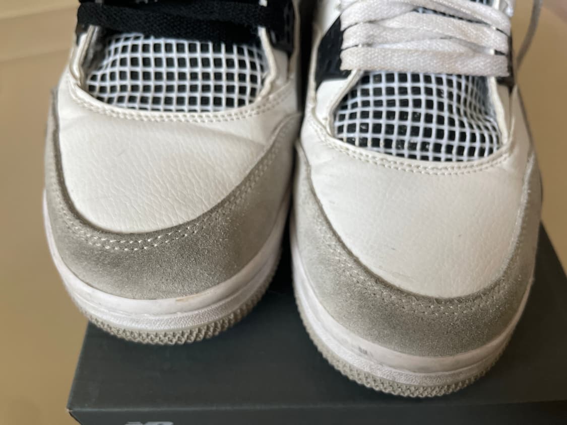 나이키 에어 조던 4 레트로 화이트/블랙 280mm 상품이미지8