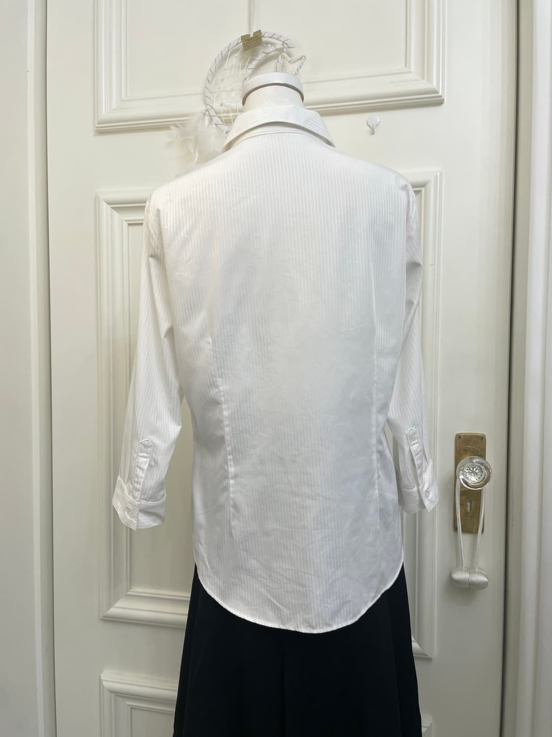 lavender v-neck soft sweater&white basic 상품이미지10