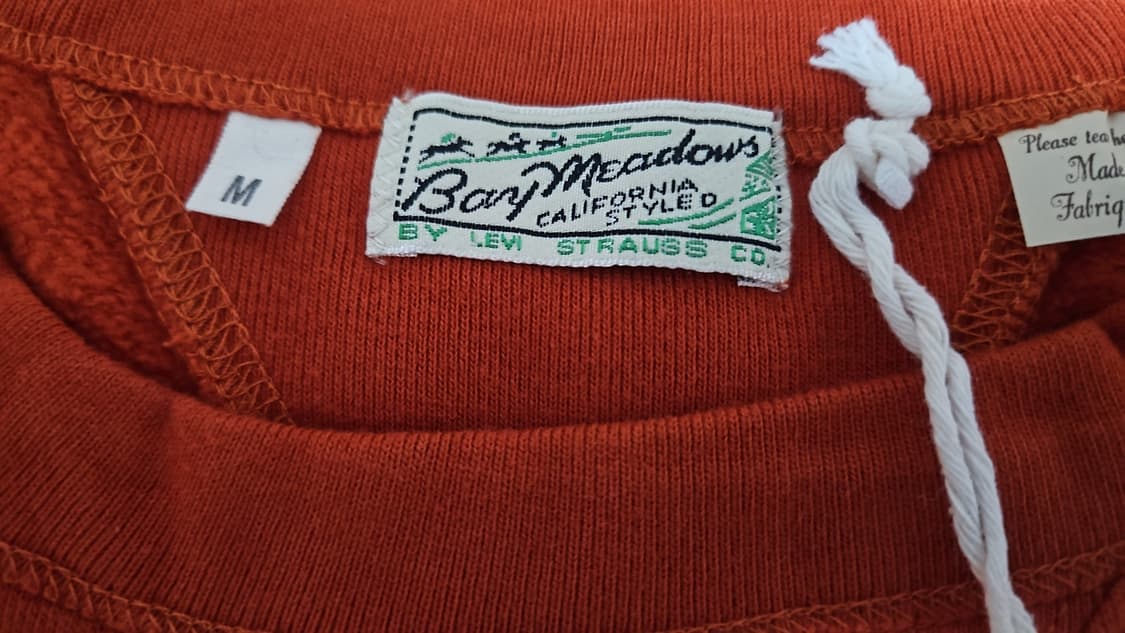 리바이스 LVC 1940's 베이 메도우 스웨트셔츠 루이보스 티 M 상품이미지6