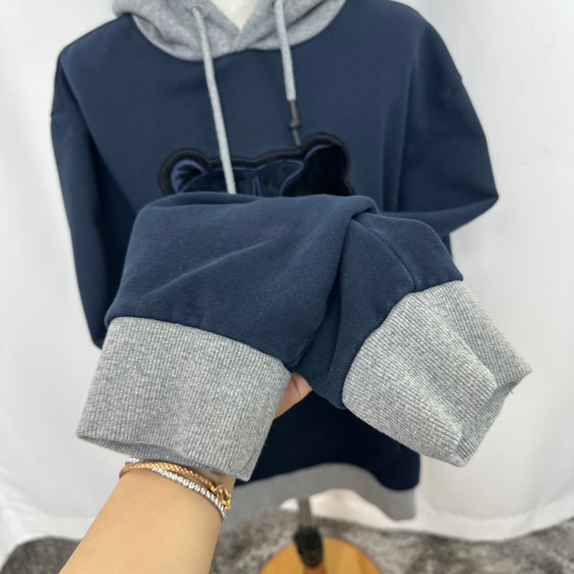 NBA 남자 기모 후드티 네이비 XL  EOE 상품이미지4