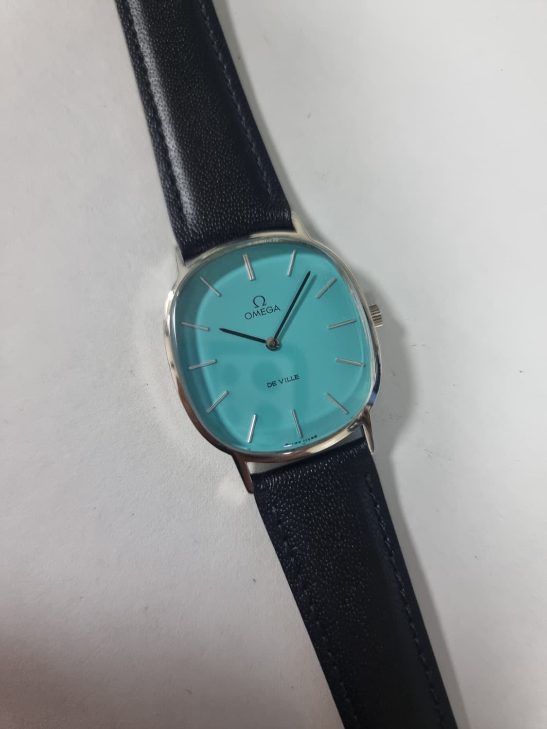 정품 OMEGA 수동  빈티지 드빌 티파니 다이얼 시계 35mm 상품이미지10