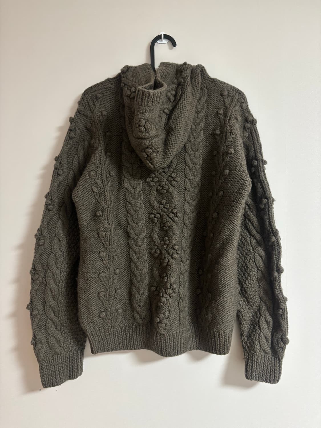 빈티지) 후드 퐁퐁 가디건 상품이미지2