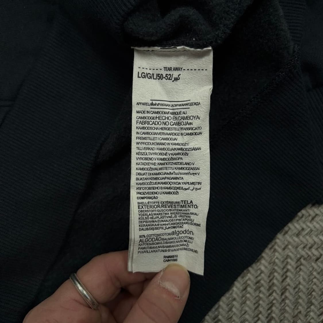 언더아머 빅로고 후드티 v1145 상품이미지6