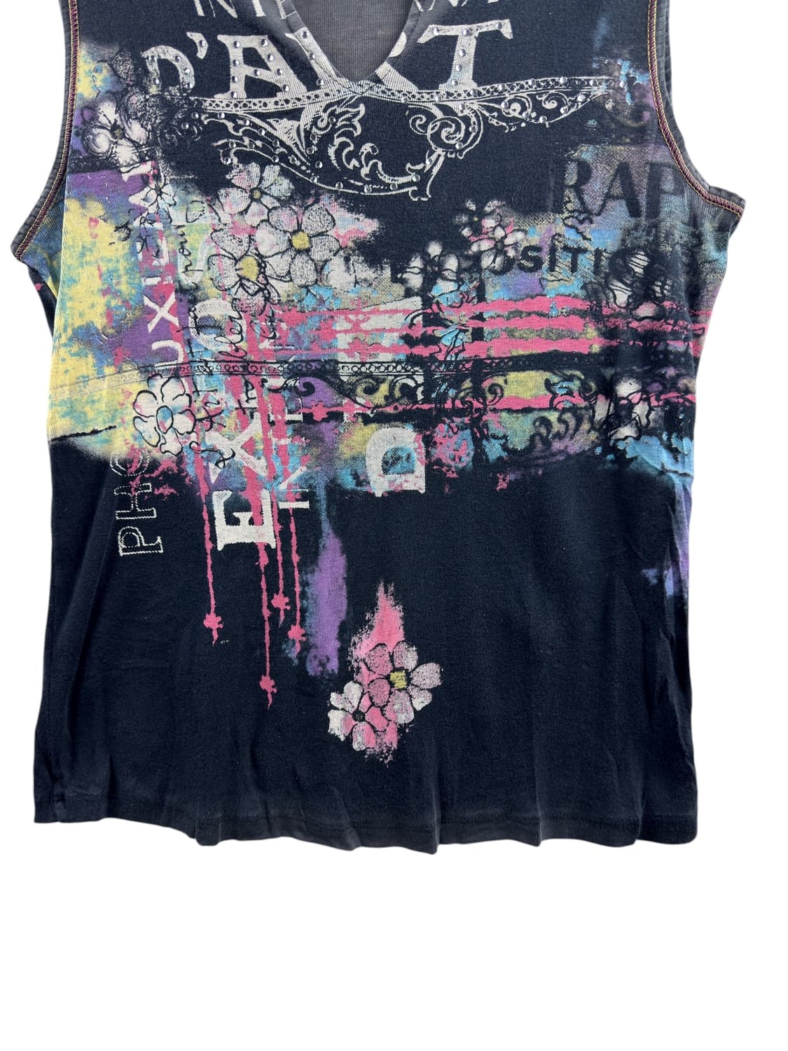 JPN Y2K 핀터 슬리브리스1252 상품이미지4