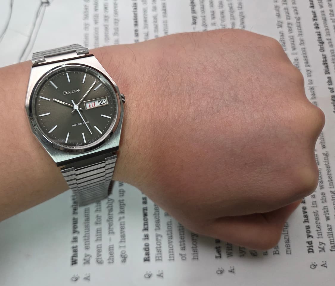 빈티지 부로바 팔각옥토 그레이 데이데이트 뻐뻐시 브슬 ver. 상품이미지8