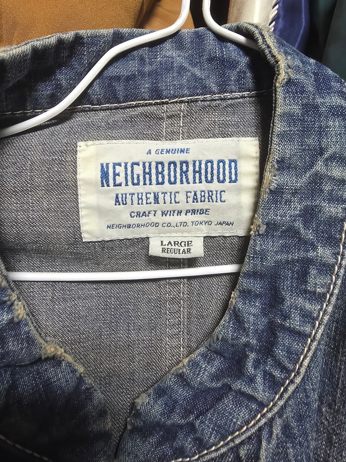 16 네이버후드 쿵푸 워시드 데님 자켓 상품이미지3