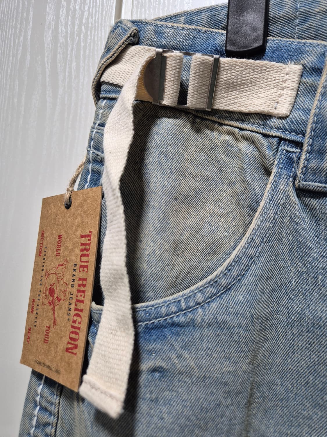 (타임세일)(새상품)트루릴리젼 워싱 데님 카고XL 상품이미지4