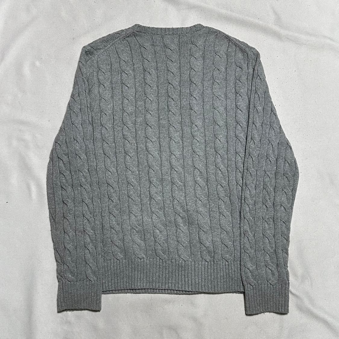 L 폴로랄프로렌 그레이 케이블니트 상품이미지3