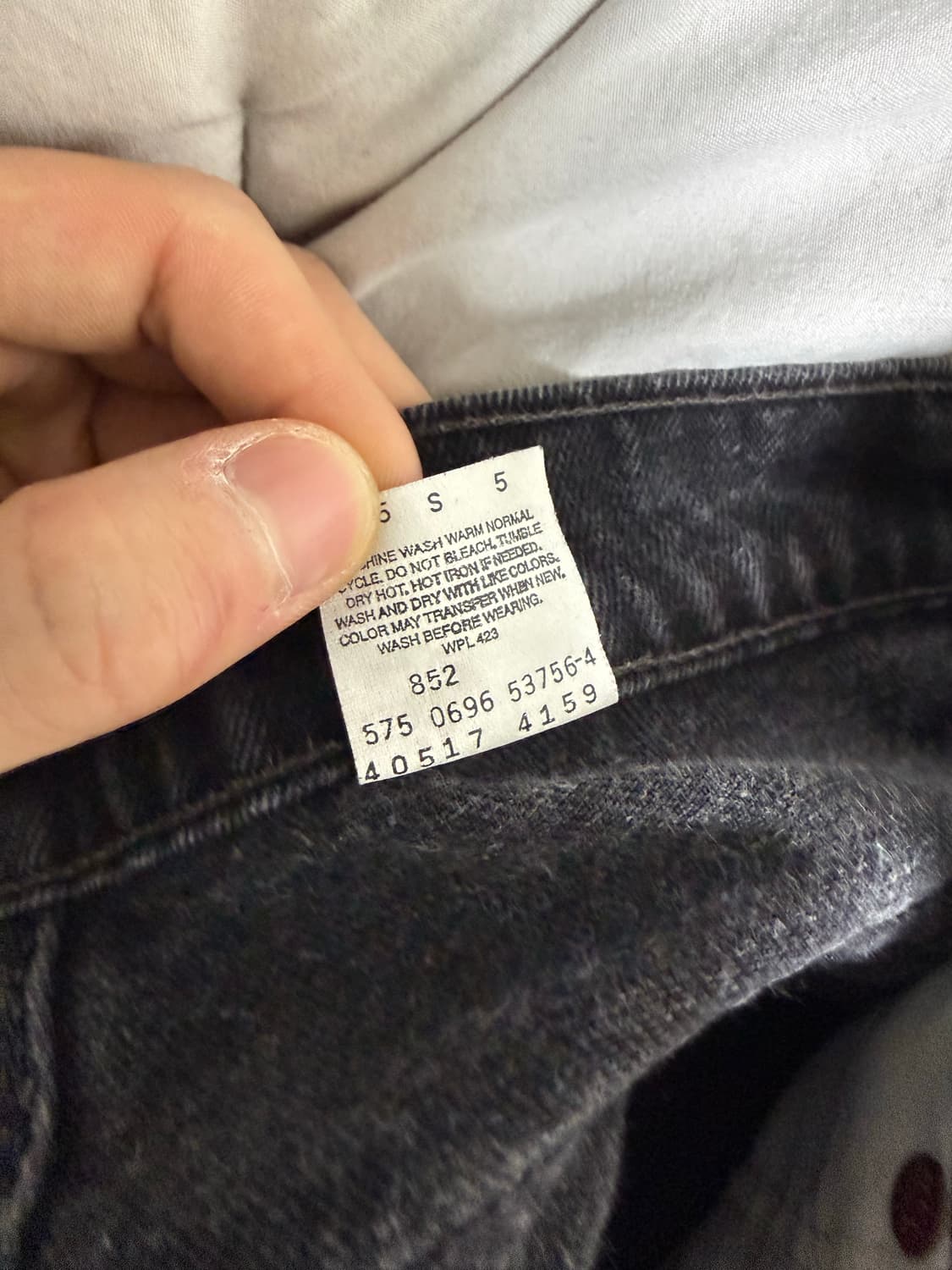 [32] 90s USA 리바이스 517 블랙 오렌지탭 상품이미지5