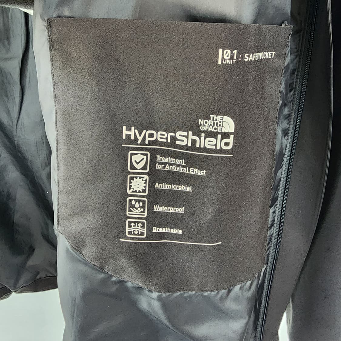 노스페이스 블랙 바람막이 후드 자켓 상품이미지6